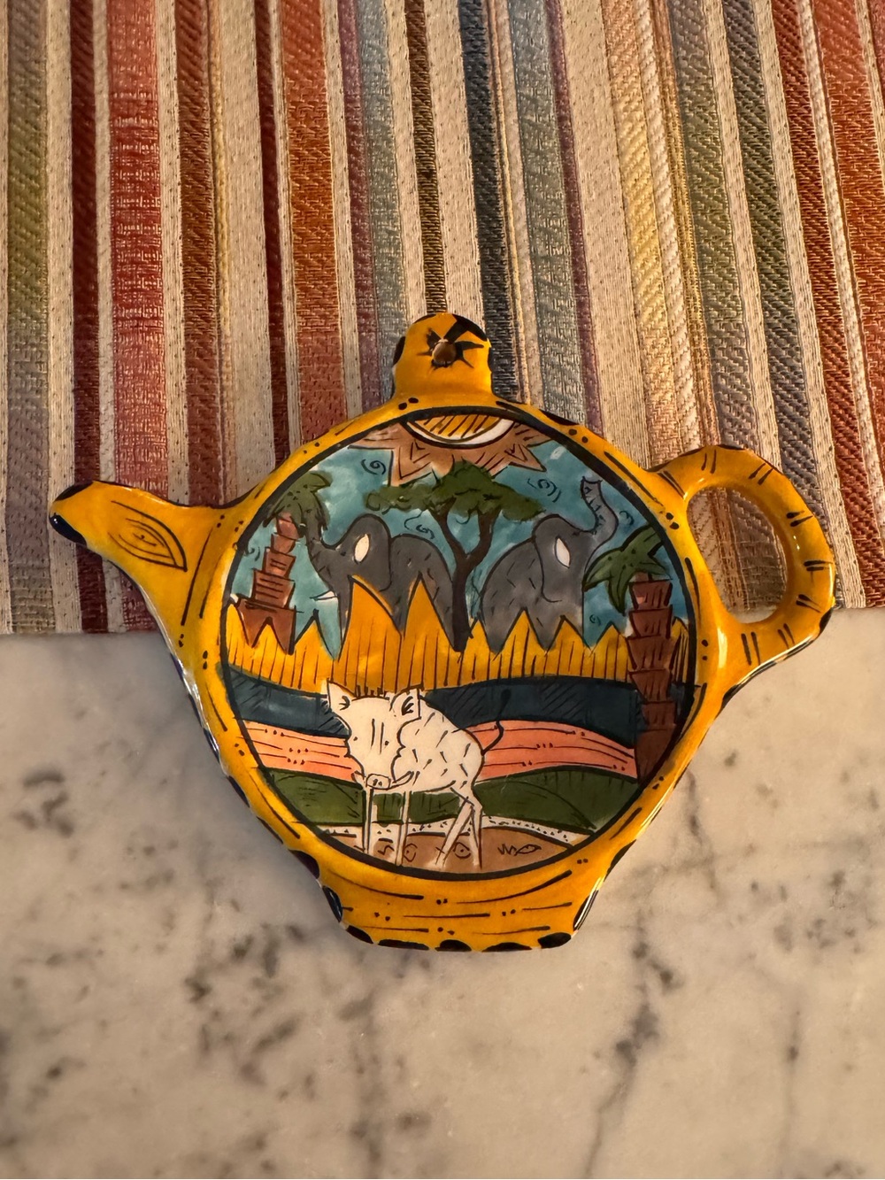 Penzo Zimbabwe spoon rest, like new, 6x5.